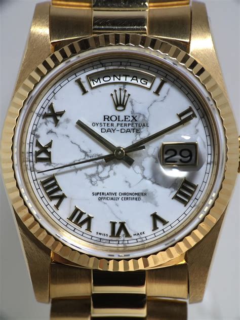 rolex day date marble